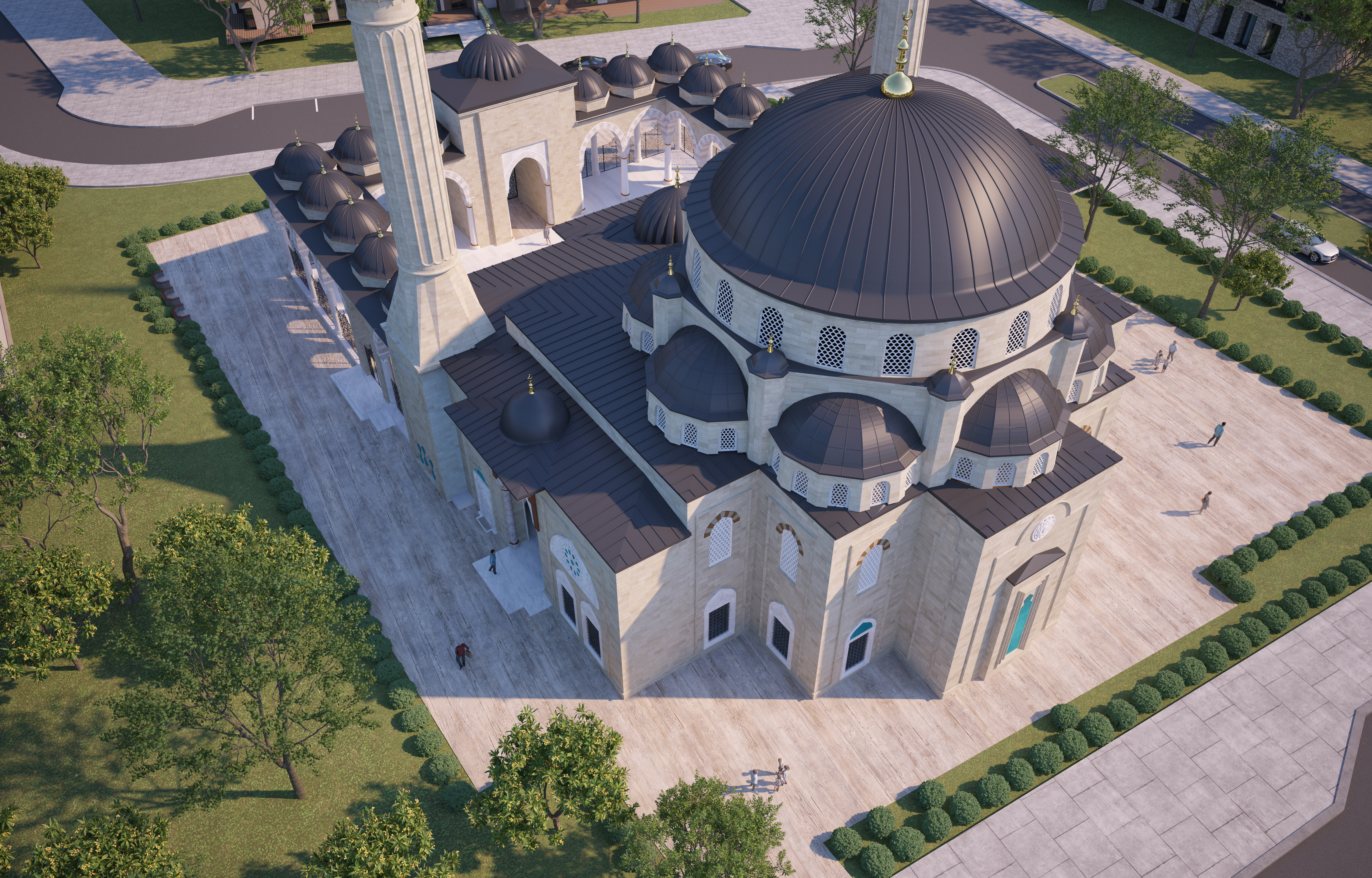 İstanbul Çekmeköy İmar Yolları, Genel Altyapı ve Camii